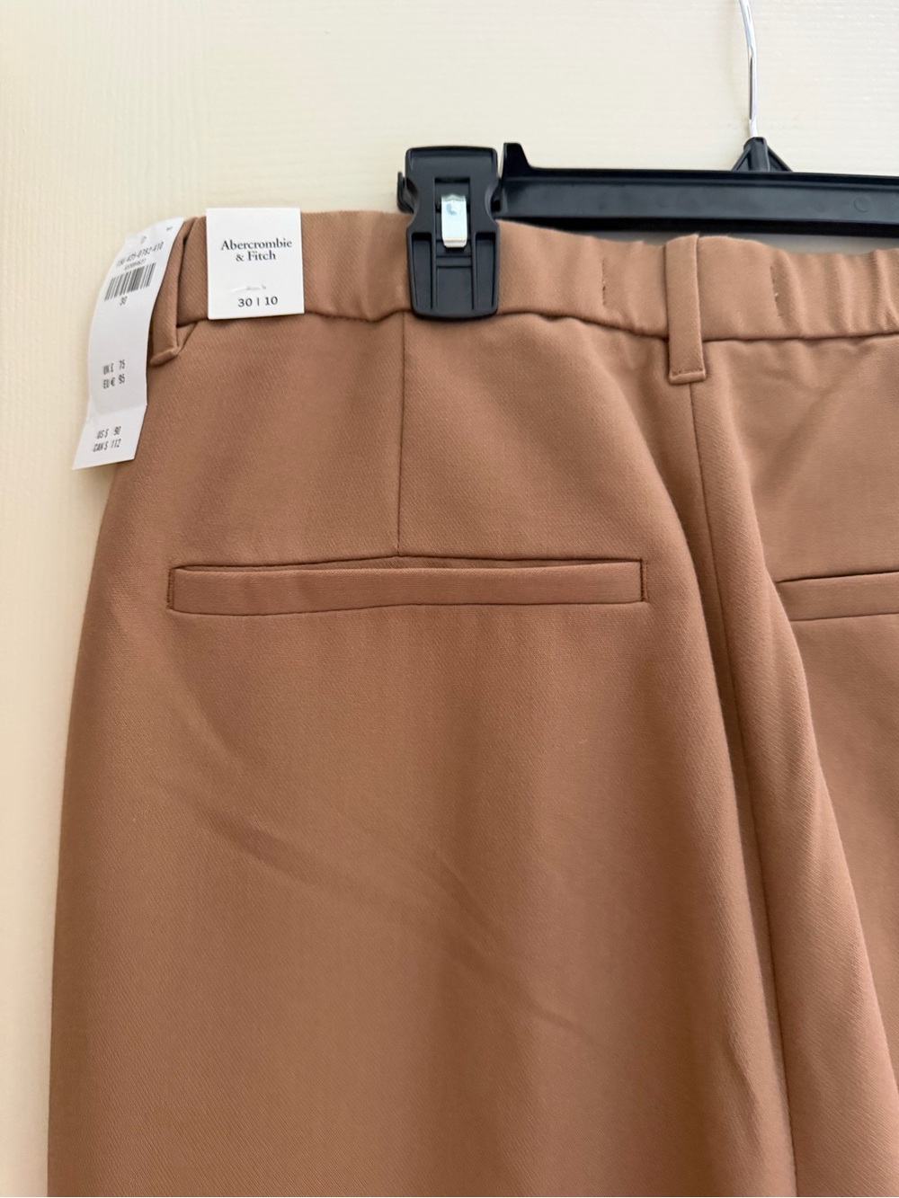 Abercrombie & Fitch Women's Tan Straight-Leg Trousers - Picture 6 of 7